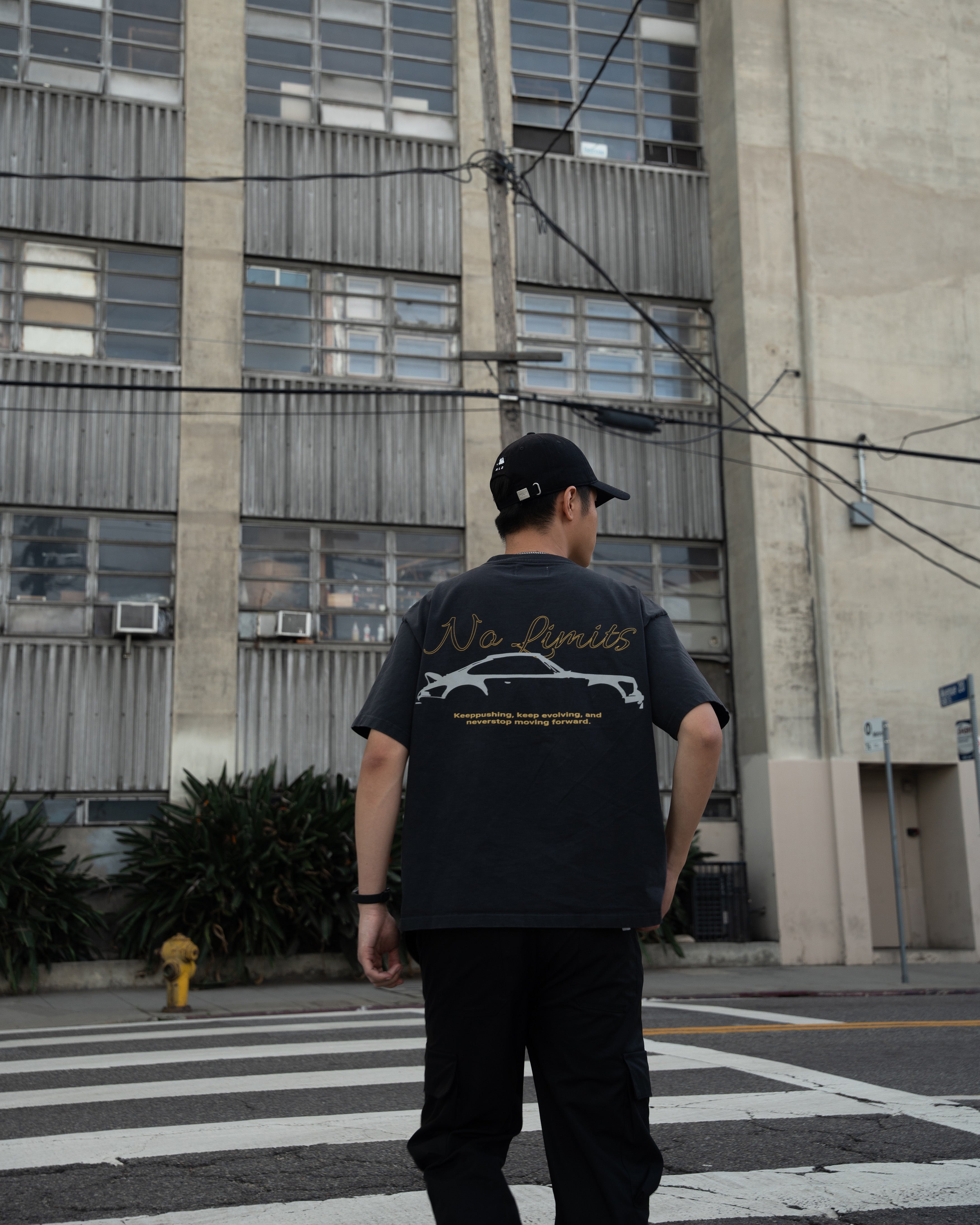 PORSCHE BLACK T-SHIRT