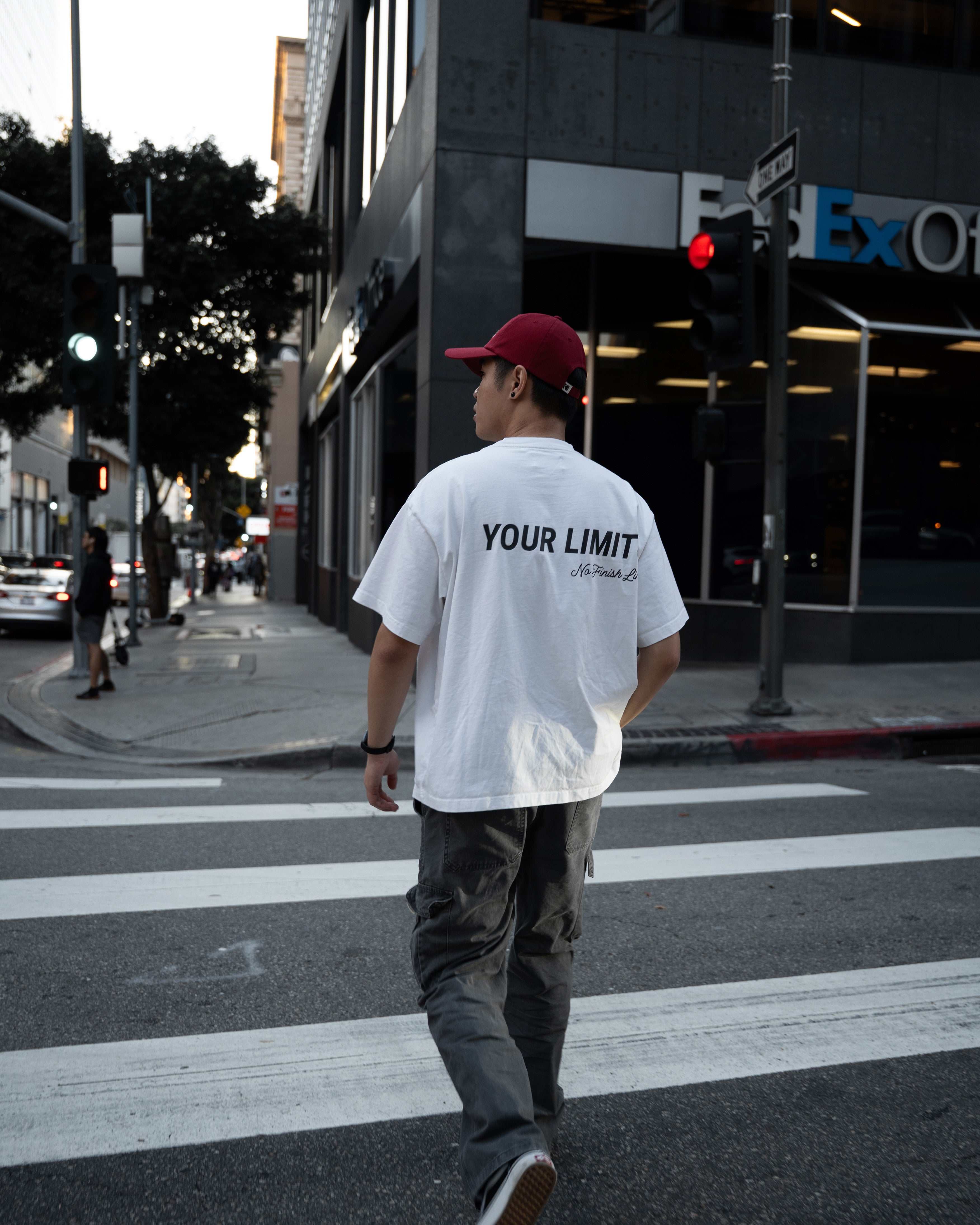 YOUR LIMITS WHITE T-SHIRT