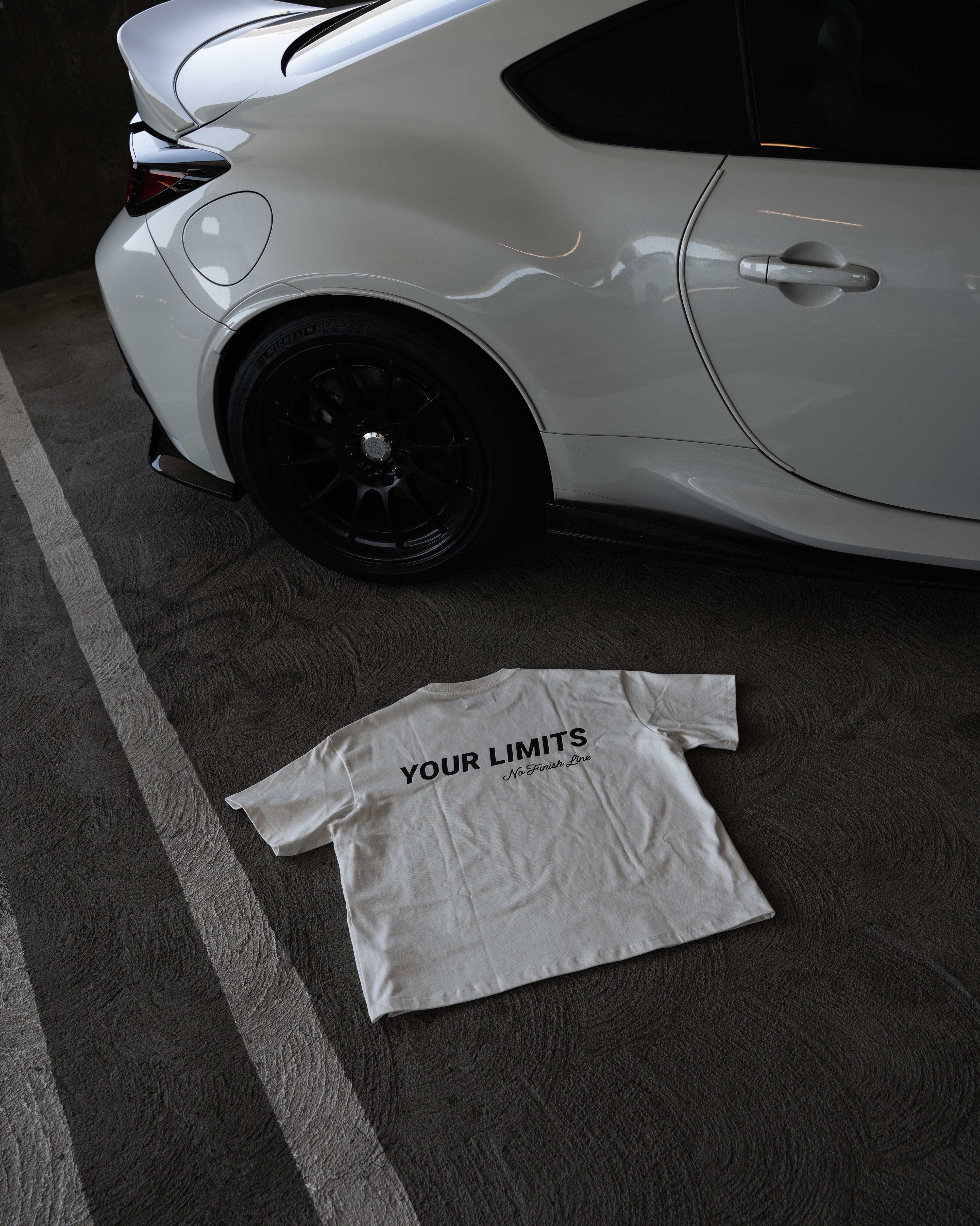 YOUR LIMITS WHITE T-SHIRT