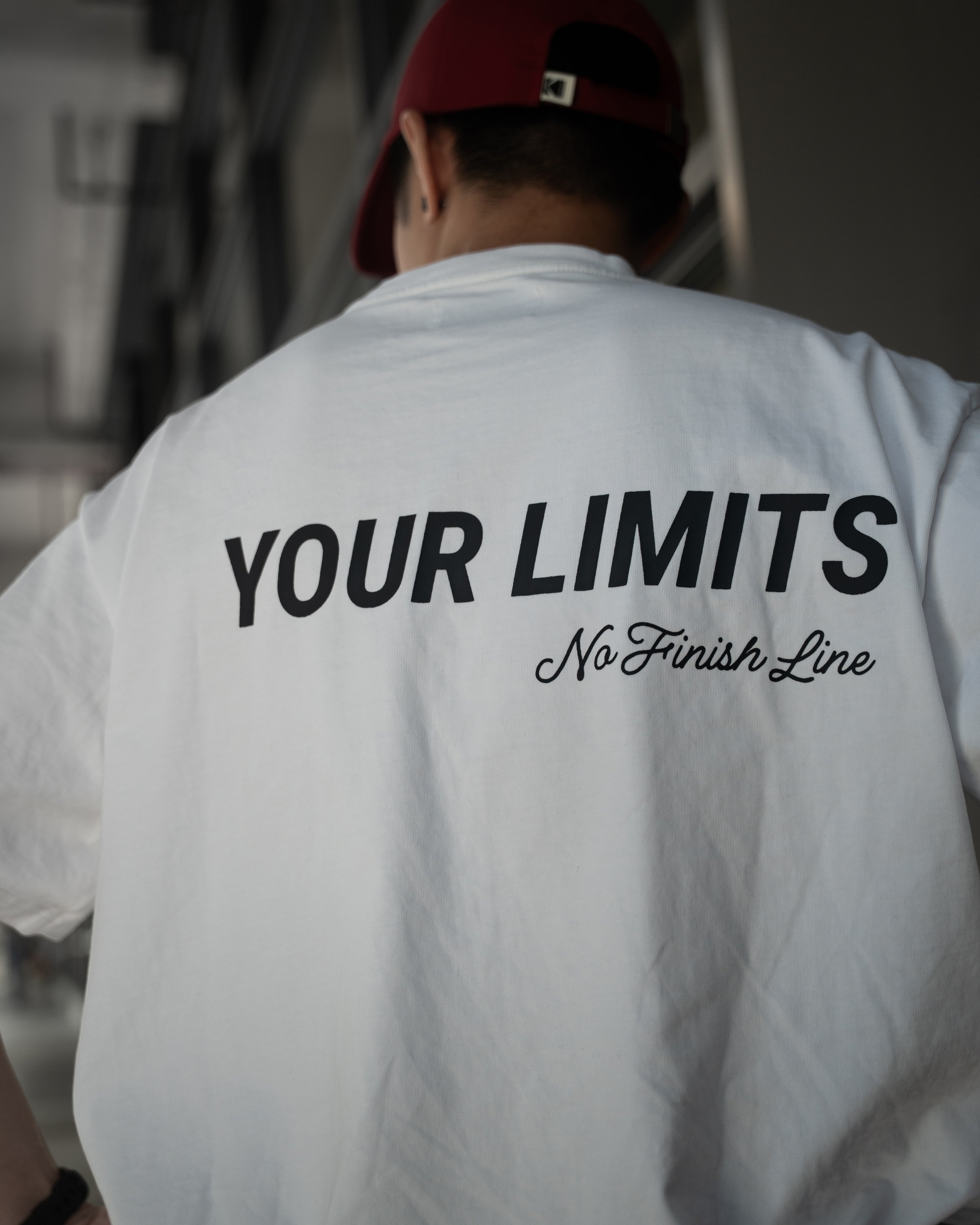 YOUR LIMITS WHITE T-SHIRT